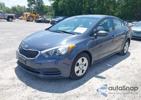 2016 Kia Forte Lx из США, поврежденный, VIN KNAFK4A6XG5554154